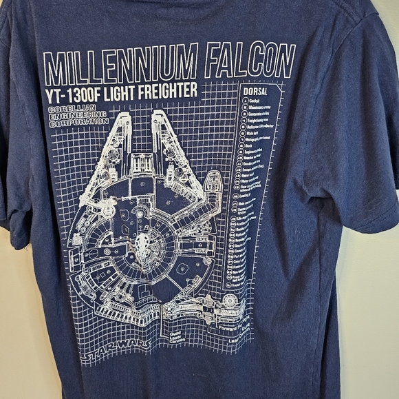 Star Wars Millennium Falcon t shirt - Picture 4 of 6